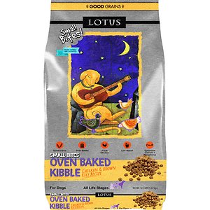 Lotus Oven-Baked Small Bites Good Grains Chicken Recipe Adult Dry Dog Food