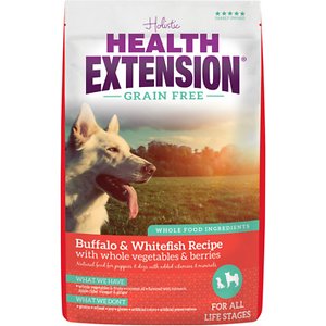 Health Extension Grain-Free Buffalo & Whitefish Recipe Dry Dog Food