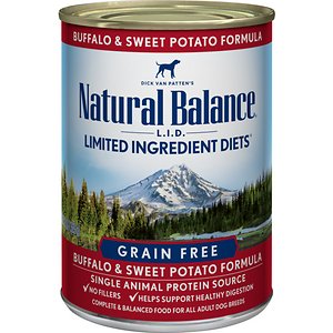 Natural Balance L.I.D. Limited Ingredient Diets Buffalo & Sweet Potatoes Formula Grain-Free Canned Dog Food