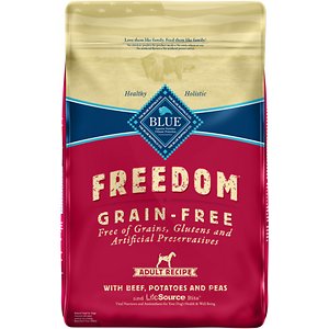 Image of Blue Buffalo Freedom Adult Beef Recipe Grain-Free Dry Dog Food