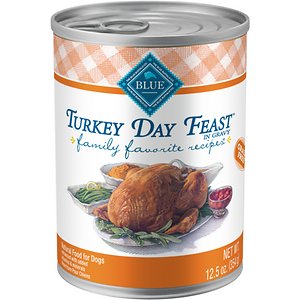 Blue Buffalo Family Favorite Grain-Free Recipes Turkey Day Feast Canned Dog Food