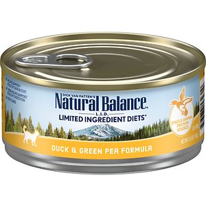 Natural Balance L.I.D. Limited Ingredient Diets Duck & Green Pea Formula Grain-Free Canned Cat Food Natural Balance L.I.D. Limited Ingredient Diets Duck & Green Pea Formula Grain-Free Canned Cat Food