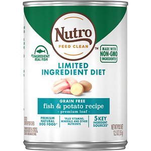 Image of Nutro Limited Ingredient Diet Premium Loaf Fish & Potato Grain-Free Canned Dog Food
