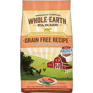 Whole Earth Farms Grain-Free Real Salmon Recipe Dry Cat Food
