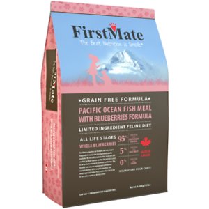 FirstMate Pacific Ocean Fish Meal with Blueberries Formula Limited Ingredient Diet Grain-Free Dry Cat Food