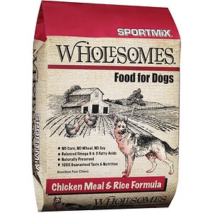 SPORTMiX Wholesomes Chicken Meal & Rice Formula Adult Dry Dog Food
