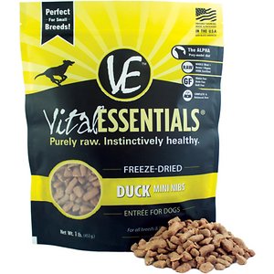 Image of Vital Essentials Duck Entree Mini Nibs Grain-Free Freeze-Dried Dog Food