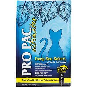 Pro Pac Ultimates Deep Sea Select Whitefish Grain-Free Indoor Dry Cat Food