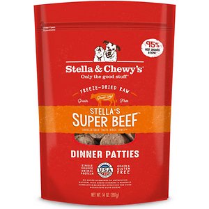 Stella & Chewy's Stella's Super Beef Dinner Patties Freeze-Dried Raw Dog Food