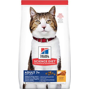 Image of Hill's Science Diet Adult 7+ Chicken Recipe Dry Cat Food