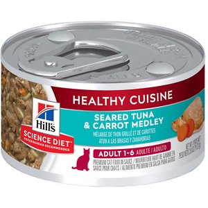 Hill's Science Diet Adult Healthy Cuisine Seared Tuna & Carrot Medley Canned Cat Food