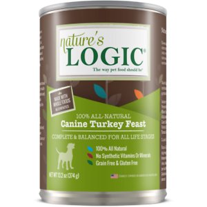 Nature's Logic Canine Turkey Feast All Life Stages Grain-Free Canned Dog Food