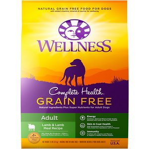 Image of Wellness Grain-Free Complete Health Adult Lamb & Lamb Meal Recipe Dry Dog Food