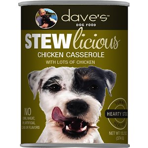 Dave's Pet Food Stewlicious Chicken Casserole Canned Dog Food
