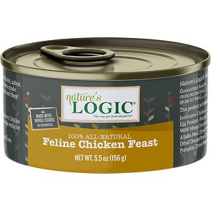 Nature's Logic Feline Chicken Feast Grain-Free Canned Cat Food