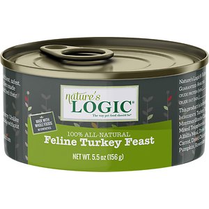 Nature's Logic Feline Turkey Feast Grain-Free Canned Cat Food