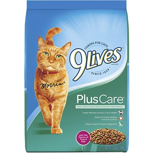 9 Lives Plus Care with Tuna & Egg Flavor Dry Cat Food