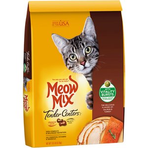 Image of Meow Mix Tender Centers Salmon & Turkey Dry Cat Food