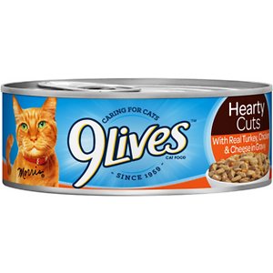 9 Lives Hearty Cuts with Real Turkey