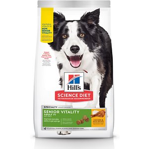 Hill's Science Diet Adult 7+ Senior Vitality Chicken Recipe Dry Dog Food