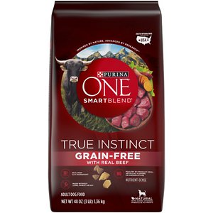 Purina ONE SmartBlend True Instinct Grain-Free Real Beef Dry Dog Food