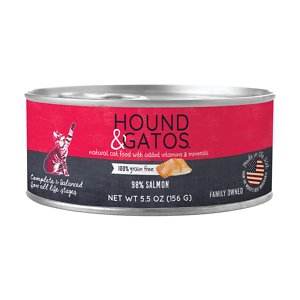 Image of Hound & Gatos 98% Salmon Grain-Free Canned Cat Food
