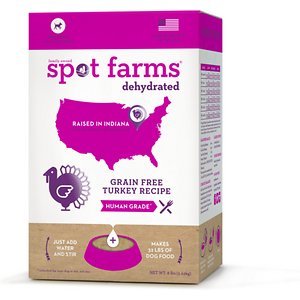 Spot Farms Turkey Grain-Free Human Grade Dehydrated Dog Food