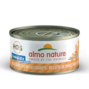 Almo Nature HQS Complete Chicken Recipe with Carrots Grain-Free Canned Cat Food
