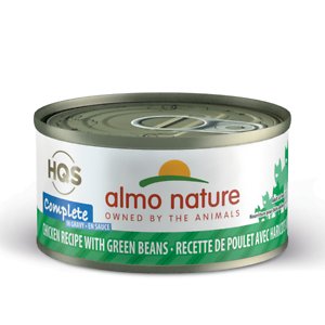 Almo Nature HQS Complete Chicken Recipe with Green Beans Grain-Free Canned Cat Food