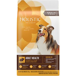 Holistic Select Adult Health Grain-Free Rabbit & Lamb Meal Dry Dog Food