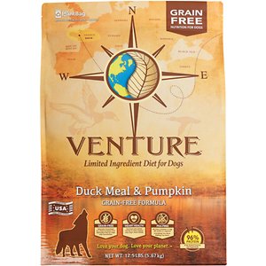 Earthborn Holistic Venture Limited Ingredient Grain-Free Duck Meal & Pumpkin Dry Dog Food