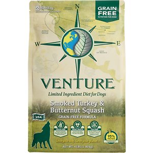 Earthborn Holistic Venture Limited Ingredient Grain-Free Smoked Turkey & Butternut Squash Dry Dog Food