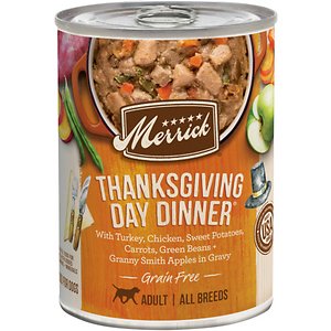 Merrick Grain Free Wet Dog Food Thanksgiving Day Dinner
