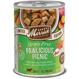 Image of Merrick Limited Edition Grain-Free Pawlicious Picnic Adult Canned Dog Food