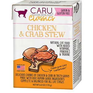 Caru Classic Chicken & Crab Stew Grain-Free Wet Cat Food