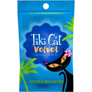 Tiki Cat Velvet Mousse Chicken & Salmon Grain-Free Wet Cat Food