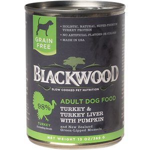 Blackwood Turkey & Turkey Liver With Pumpkin Grain-Free Adult Canned Dog Food