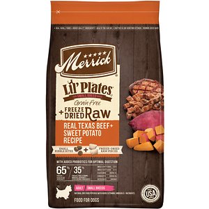 Image of Merrick Lil' Plates Grain Free Small Breed Dry Dog Food Real Texas Beef