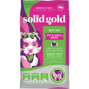 Solid Gold Mighty Mini Grain-Free Turkey & Hearty Vegetable Dry Dog Food