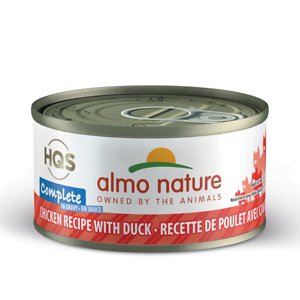 Almo Nature HQS Complete Chicken with Duck Grain-Free Canned Cat Food