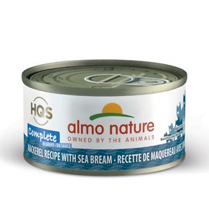 Almo Nature HQS Complete Mackerel with Sea Bream Grain-Free Canned Cat Food