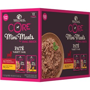 Wellness CORE Mini Meals Beef & Chicken Review 2023 - Pet Food Sherpa