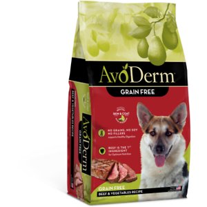AvoDerm Beef & Vegetables Recipe Grain-Free Dry Dog Food