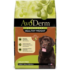 Image of AvoDerm Advanced Healthy Weight Turkey Meal Formula Grain-Free Dry Dog Food