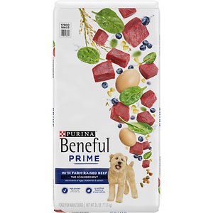 Purina Beneful Prime Farm-Raised Beef High Protein Dry Dog Food