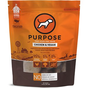 Purpose Chicken & Veggie Grain-Free Freeze-Dried Dog Food