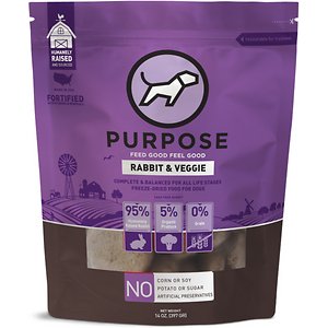 Purpose Rabbit & Veggie Grain-Free Freeze-Dried Dog Food
