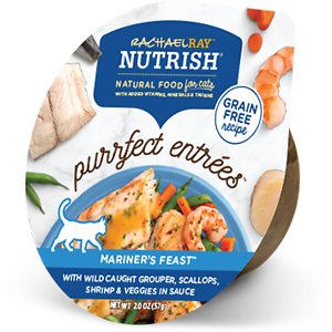 Rachael Ray Nutrish Purrfect Entrees Mariner's Feast Cat Food Trays