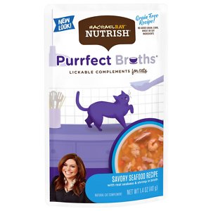 Rachael Ray Nutrish Purrfect Broths Savory Seafood Wet Cat Food