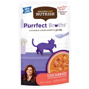 Rachael Ray Nutrish Purrfect Broths Classic Salmon Recipe Wet Cat Food